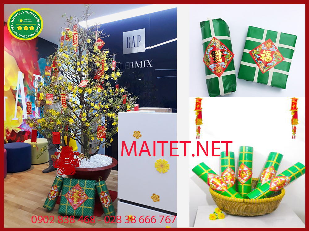 mai và các vật dụng trang trí